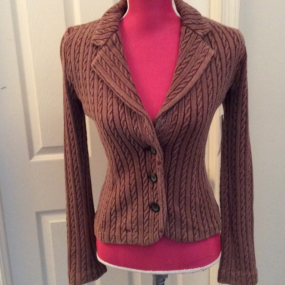 New 525 America brown jacket/sweater
